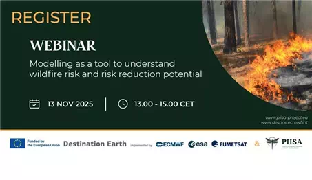 image PIISA Webinar on Modelling as a Tool to Understand Wildfire Risk and Risk Reduction Potential