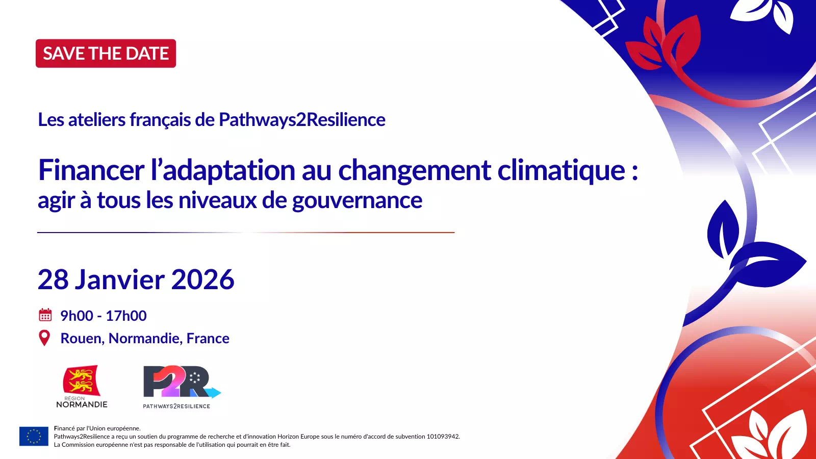 image Pathways2Resilience Workshop in France: Financing Climate Change Adaptation