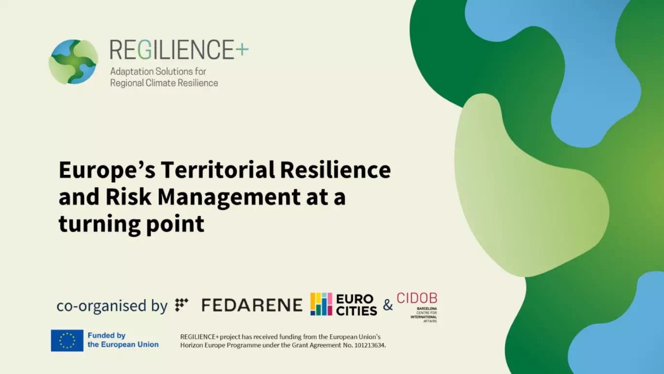 image Europe's Territorial Resilience and Risk Management at a turning point