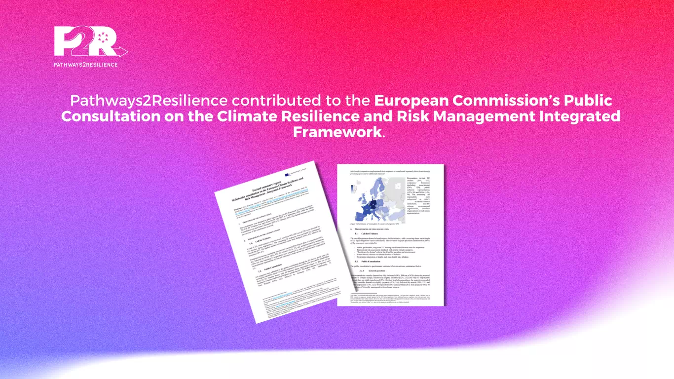 image P2R Regions Help Shape EU Climate Resilience Policy